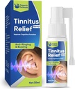 반지 귀를 위한 TUHIMO Tinnitus Rëliëf, 자연 효과적인 Tinnitus 처리 살포, 30ml-Blue