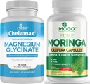 MOGO 순수한 마그네슘 글리세린과 Moringa 캡슐 - Superfood + 더 나은 무기물