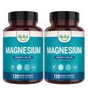 Nested Naturals Magnesium Glycinate Chelate - 근육 크림, 휴식, & 수면 지원을위한 200mg 킬레이트 마그네슘 보충 - 100 % Albion TRACCS 완충 마그네슘 글리세라이드 - 240 Vegan 캡슐
