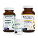 Metagenics PhytoMulti - 60 정제, OmegaGenics EPA-DHA 1000-60 Softgels 및 UltraFlora BiomePro - 30 캡슐