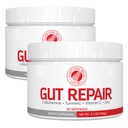 Silver Fern Gut Repair - 소화 건강 보충교재 분말 - L 글루타민, 쿠르쿠민, 아연 & 아스코르브산 (2 통 - 60 서빙)