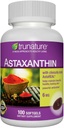 일반 Trunatur Astaxanthin 6 mg. - 피부 탄력성, 습기, 짜임새 및 톤 - 100 Softgels를 강화하십시오