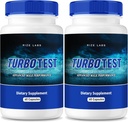 연구 실험실 TurboTest 규정식 환약 남자를 위한, Healthier 몸, TurboTest 최대 힘 공식, TurboTest 진보된 보충교재 리뷰 (120의 캡슐)를 위한 TurboTest 캡슐