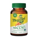MegaFood Baby & Me 2 Prenatal Vitamin and Minerals - 여성을위한 비타민 - Folate (Folic Acid Natural Form), Choline, Iron, Iodine 및 비타민 C, 비타민 D 이상 - 120 탭 (60 인분)