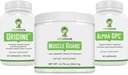 VitaMonk 근육 감시 & 알파 GPC Uridine 더미 뭉치, HMB, EAAs, 비타민 D, 초점, 명확성 및 근육 성장을 위한 마그네슘 & 뇌 지원