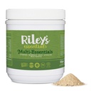 Riley의 멀티 - Essentials Multivitamin for Dogs - 비타민, 미네랄, Spirulina, Kelp 및 영양 지원을위한 우유 이틀 - 강아지와 노인 개 비타민 - 8oz 분말