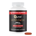 Qunol CoQ10 200mg Softgels, Ultra CoQ10 - 매우 높은 흡수 Coenzyme Q10 보충 교재 - 관과 심장 건강 & 에너지 생산을 위한 산화 보충교재 - 2 달 공급 - 60 조사