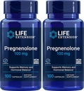 수명 연장 Pregnenolone 100 Mg 100 모자 2 팩 (200 조사)