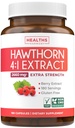 Super Potent Hawthorn Berry Extract Capsules - Hawthorn Berry Supplement Extra Strength Concentrate에서 Heart and Digestive Health 지원 - Vegan Non-GMO 및 글루텐 무료 (6 개월 공급)