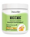NaturalSlim Magicmag 순수 마그네슘 시트레이트 분말 스트레스, 변비, 근육, 심장 건강, 수면 지원 | 허니 차모마일 마그네슘 보충 - 8oz 음료 혼합 (솔로)