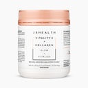 JSHealth 비타민 Vitality X + Collagen - Aloe Vera 실리카와 비타민 C & E를 가진 아름다움 분말 보충교재 Nourish 머리 피부와 못 (180g)에