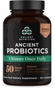 고대 영양 Probiotics, Turmeric, Ginger 및 Fenugreek와 궁극적 인, 소화 기능 지원, Diarrhea, Constipation, Bloating, Superfoods Blend, 50 억 CFUs*, 30 캡슐 감소