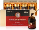 6년 발효 한국 홍삼 추출물 | 4X 200g 병 | 15g 당 9.6mg Ginsenoside | 에너지, 초점, 피로, 면역력 지원 | 남자와 여자를 위한 초본 보충교재