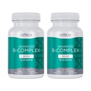 Omax3 2 병 - Biotin와 고급 비타민 B 복합체 50MG | 강력하고 빛나는 헤어, 피부 손톱, 지원 스트레스, 면역, 에너지 대사, 90 캡슐 / 병