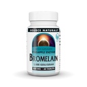 Source Naturals Bromelain, 2,000 GDU/GRAM, 파인애플 효소, 500 MG - 60 정제