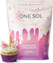 하나의 Sol Lean 식물 기반 단백질 분말, 완두 및 브라운 쌀 단백질, 낮은 캐비넷, 비건 친화적 인 - 글루텐, 락토스, & 콩 무료 - 설탕 추가 없음, 비 GMO, 깨끗한 영양, Bloating (우니콘 밀크 셰이크)
