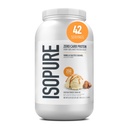 Isopure Zero Carb 100 % 순수 Whey Isolate Protein Powder, Lactose Free, Gluten Free, 비타민, 바닐라 소금 카라멜, 25g Protein Per 서빙 당, 3 Lbs, 42 서빙 (포장 월병)