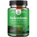 Yeast Free Selenium 200mcg 캡슐 - 면역 산화 및 Thyroid 지원 필수 추적 무기물 - Vegan Non-GMO 글루텐 무료 및 미국에서 만든 - 100 개