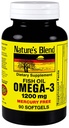 자연의 혼합 Omega-3 물고기 기름 1200 mg 90 Softgels