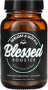BLESSED 부스터 De-Bloat & Gut Fix - 매일 De-Bloat & Gut Health for Belly Bloat Relief & Water Retention, 소화 효소, 식물 기반, Vegan-Friendly, Gluten-Free, Sugar-Free (30 캡슐)