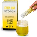 NEOTEIN : 전해질 분말 패킷, 10g Protein & Collagen의 단백질 분말 | Hydration Packets - Zero Sugar, NO Fillers, NO Carbs | Lemon Lime | 45 Calories | Keto & Paleo | 15개 팩