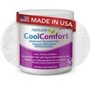 CoolComfort 개인 클렌징 패드 유기 마녀 Hazel 및 Aloe Vera - Hemorrhoid Burning, Itching, Pain 및 Swelling을위한 모든 자연 및 빠른 행동 닦음 - 100 패드 - Parabens 없음