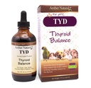Amber NaturalZ TYD Thyroid Balance Herbal Supplement for Dogs, Cats, Birds, 기니 돼지, 토끼 | 갑상선 건강을위한 초본 애완 동물 보충 | 4 유체 Ounce Glass Bottle | 미국 제조