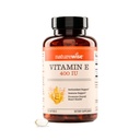 NatureWise 비타민 E 400 IU Softgels (180mg DL 알파) - 낙농장, 글루텐 & Soy Free - 피부, 심장 및 면역 건강 지원을위한 항산화 - Rich 규정식 보충교재 - 4 월 공급, 120 조사
