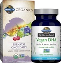 생활의 정원 일단 매일 Vegan DHA + Prenatal 멀티 번들 : Dr Formulated Vegan DHA 30 Softgels + Organics Prenatal 여성을위한 Folate와 함께 매일 Multivitamins, 30 정제
