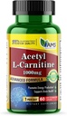 미국 Medic & Science Acetyl L-Carnitine 1000mg (60의 정제) | 남성과 여성을 위한 규정식 보충교재 | 에너지 생산을 승진시킵니다 | 지원 뇌 건강 | 도움은 기억과 초점을 개량합니다