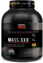 GNC AMP 질량 XXX의 임상으로 입증된 무게 게인더 단백질 분말은, 힘, 크기, 780 칼로리, 50g 단백질, 미크론화된 아미노산, 크레아틴, 베타인, 과자 & 크림, 13의 서빙, 6 SVG를 개량합니다
