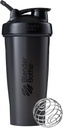 BlenderBottle Classic Shaker Bottle Perfect for Protein Shakes and Pre Workout, 28-Ounce, 블랙