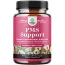 PMS 지원 여성을위한 보충 - 여성을위한 호르몬 균형 & DIM, Chasteberry, Black Cohosh & Ashwagandha - 기간 크림 Ease, Menopause Bloating, Mood Swing - 60 Ct