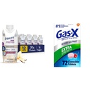 Simethicone 125 mg, 72 조사를 가진 30g 단백질 & 가스 X 여분 힘 Chewable 가스 기복 정제를 가진 최대 단백질 영양 동요