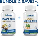 Palmara 건강 프리미엄 Monolaurin 600mg + L 리진 + Monolaurin 콤보