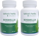 Tattva의 허브 Boswellia Serrata 보충교재, Boswellia 추출물 캡슐, 합동 지원 보충교재, 이산화탄소 추출물, Boswellia Complex 분말, 2 팩, 240 조사, 500 mg - 프리미엄 서비스의 25 년