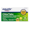동등한 것: Chlortabs 정제 Antihistamin (100 ct)