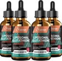 2000MG Liposomal 글루타티온 액체 하락, 매우 높은 흡수, 자연적인 해독, 면역 체계 & 피부 Supprot*, L 글루타티온, 비타민 C & Hyaluronic 산, 캡슐 대안, 8.08 OZ