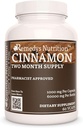 Remedy의 영양 Cinnamon Bark Ceylon | 1,000 mg, 60 Vegan 캡슐 초본 다이어트 보충 | 2 개월 공급