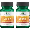 Swanson Biotin - Timed-Release 10,000 mcg 60 탭 (2 팩)