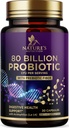 Probiotic 보충 80 억 CFU + Prebiotics, Acidophilus Probiotic 지원 면역 체계 & 소화 건강, 지원 Occasional 변비, 여성 Feminine 건강을위한 보충 - 30 캡슐