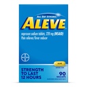 알브 통증 Reliever & Fever 흡진기 젤캡, Naproxen 나트륨, 두통 및 뒤 및 바디 통증 완화 의학, 성인 및 어린이 연령 12 및 업, 90 카운트
