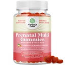 여성을위한 Vegan Prenatal Gummies - 철 Folic Acid 및 Superfruit Blend가있는 여성을위한 Gummy Prenatal Vitamins - Chewable Vitamins Gummy Formula (Pineapple Mango) 1 개월