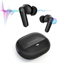 Airbeat 1 ANC 소음 차단 mic, 향상된베이스 블루투스 5.3 고성능 티타늄 드라이버, 48H 플레이타임, 크리스탈 Clear Call Black 용 ENC