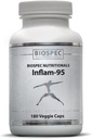 Inflam-95 - 생강 뿌리 추출물 2,000 mg, Curcumin 뿌리 추출물, Boswellia Serrata 추출물, Nettle 잎 추출물, Bioperine - 건강한 염증 응답 * 지원