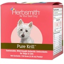 Herbsmith Pure Krill - Wild-Caught Antarctic Krill - 단지 1 성분 - 개를위한 Astaxanthin - Ready-to-Use Omega 3s - 개를위한 Krill 오일 대안 - 150g