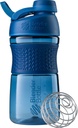 BlenderBottle 20-Ounce 검정과 해군 단백질 셰이커 병 BlenderBall 와이어 위스키
