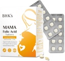 BHK의 Folic 산, 임신 후, 지원 아기 신경 시스템 개발, 엄마 & 아기를위한 필수 비타민, 90 정제