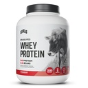 수준 잔디 페더럴 익스프레스 Whey 단백질 분말, 인공 없음, 단백질의 24G, 딸기, 5LB