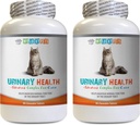 고양이 UTI 보충교재 - CAT Urinary 건강 공식 - 지원 방광 건강 - 자연적인 복잡한 - 고양이를 위한 크랜베리 추출물 - 2개의 병 (180의 치료)